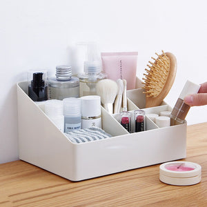 Make Up Brush Storage Box Cosmetic Organizer Skin Care Jewelry Box Container for Home Office Storage