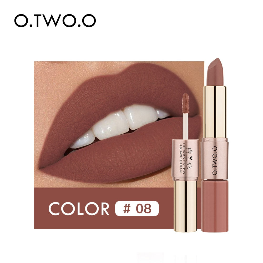 O.TWO.O 12 Colors Lips Makeup Long Lasting Waterproof Lipstick