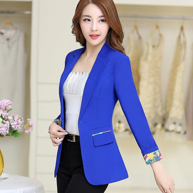 Black Women Blazer 2020 New Blazers Lady Office Work Suit Jackets Coat Long Sleeve Slim Vintage Female Blazer