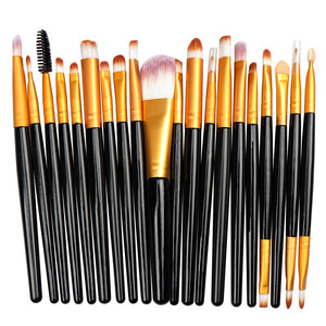 20/5Pcs Makeup Brushes Set Eye Shadow Foundation Powder Eyeliner Eyelash Lip Make Up Brush Cosmetic Beauty Tool Kit Hot