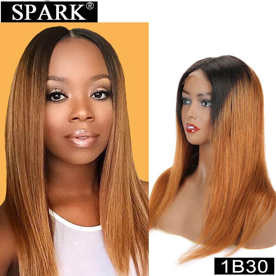 SPARK 13x4 Lace Frontal Wigs Straight Lace Front Human Hair