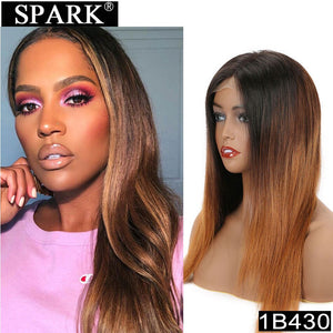 SPARK 13x4 Lace Frontal Wigs Straight Lace Front Human Hair