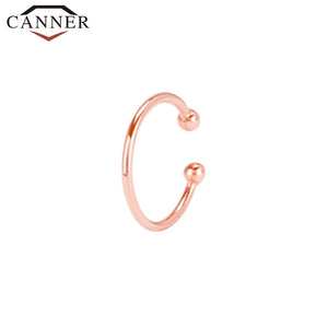 925 Sterling Silver Ear Cuff  For Women 1 pcs Charming Zircon Clip Earings