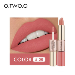 O.TWO.O 12 Colors Lips Makeup Long Lasting Waterproof Lipstick