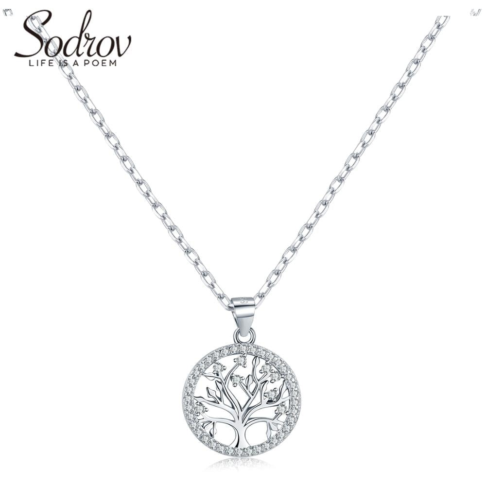 Authentic 925 Sterling Silver DIY Life Tree Necklace