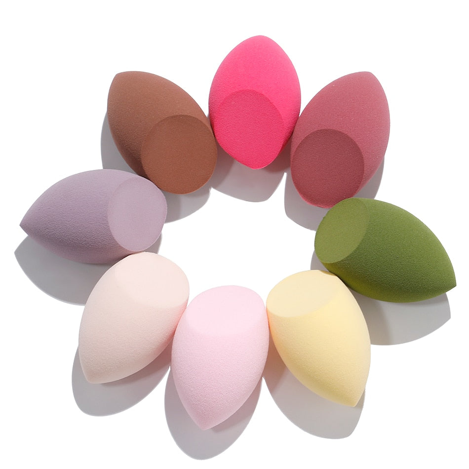 1Pc Cosmetic Puff Powder Puff Smooth Women's Makeup Foundation Sponge Beauty To Make Up Tools & Accessories Water-drop Shape