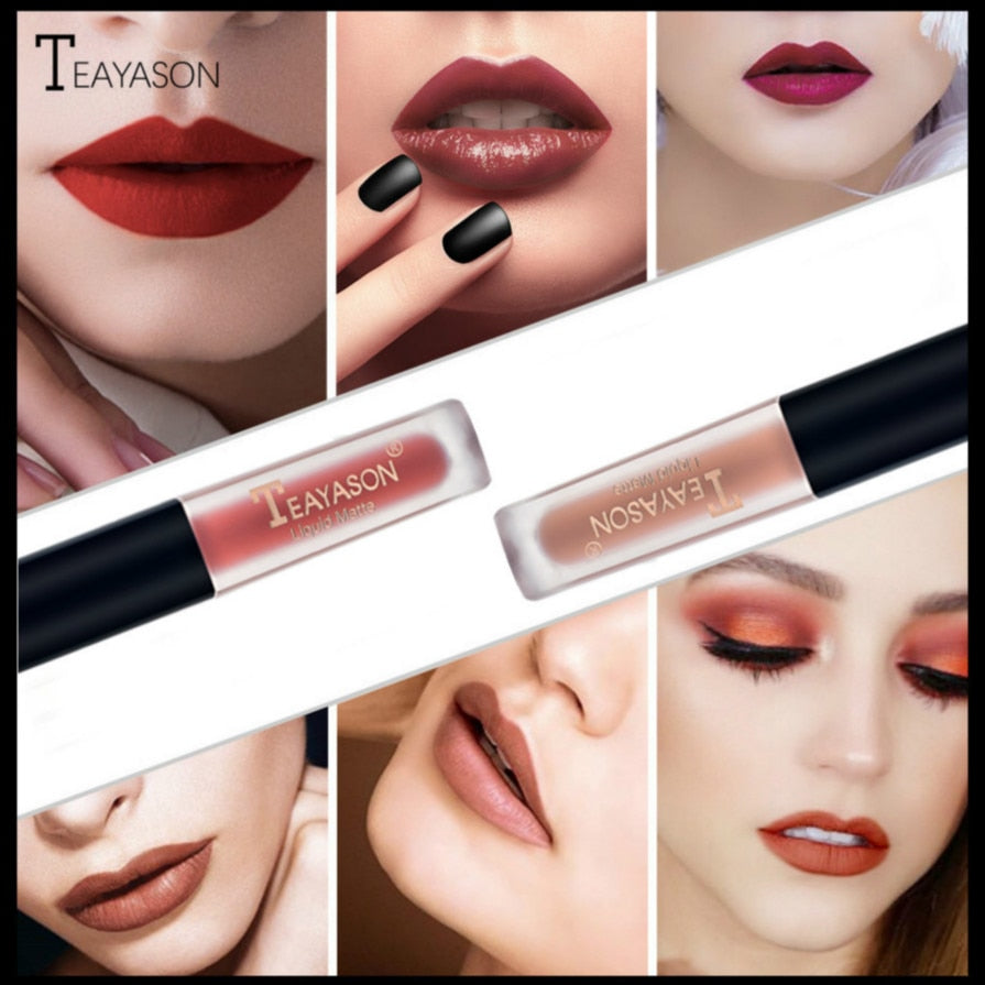 12 Color Velvet Lip Set Waterproof Matte Lipstick