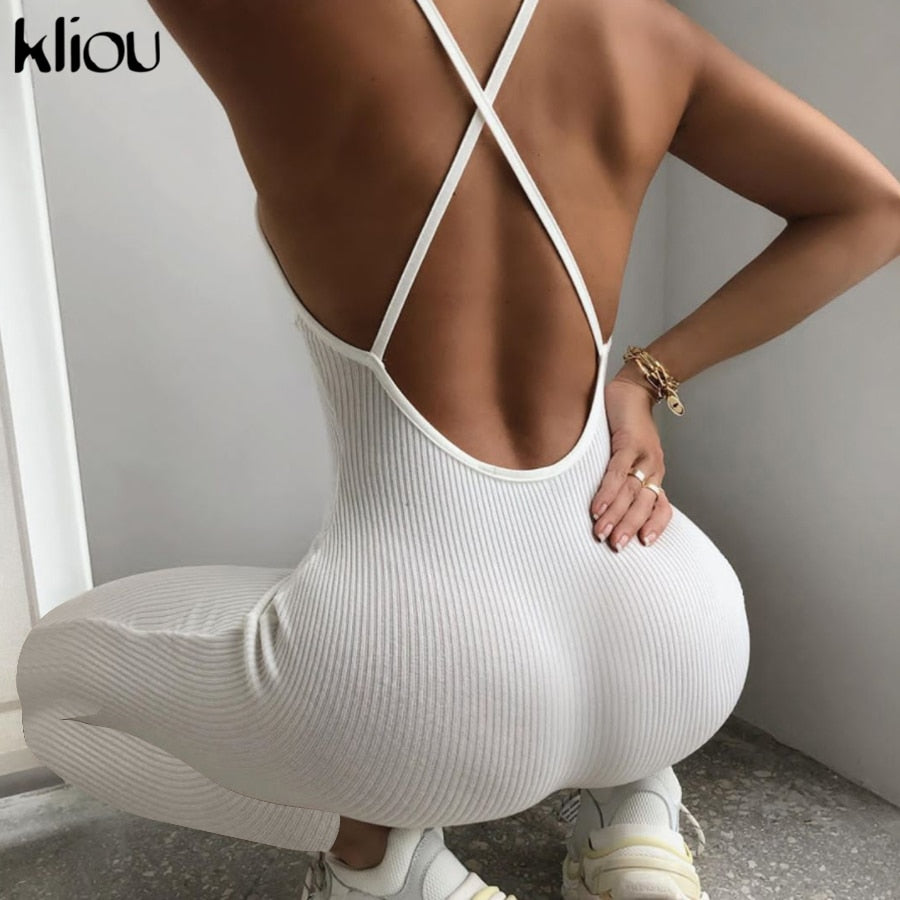 2020  v-neck skinny sexy jumpsuit