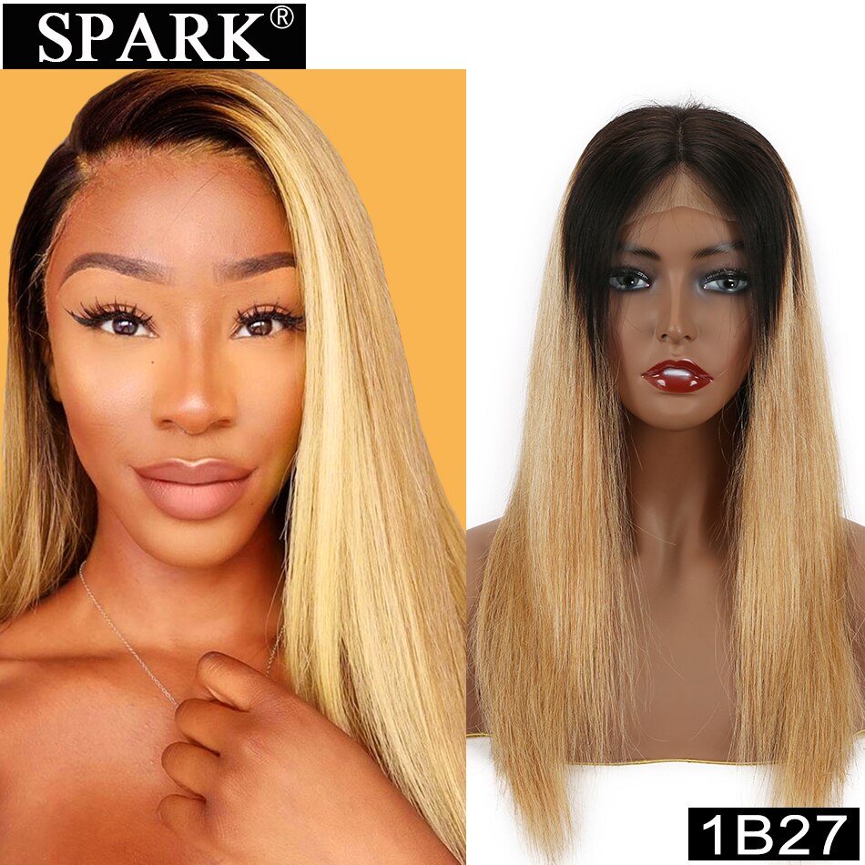 SPARK 13x4 Lace Frontal Wigs Straight Lace Front Human Hair