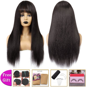 BEAUTY GRACE Brazilian natural Hair wigs cheap Straight Human Hair