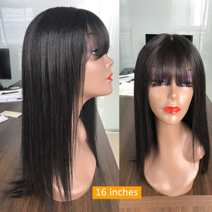 BEAUTY GRACE Brazilian natural Hair wigs cheap Straight Human Hair