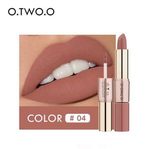 O.TWO.O 12 Colors Lips Makeup Long Lasting Waterproof Lipstick