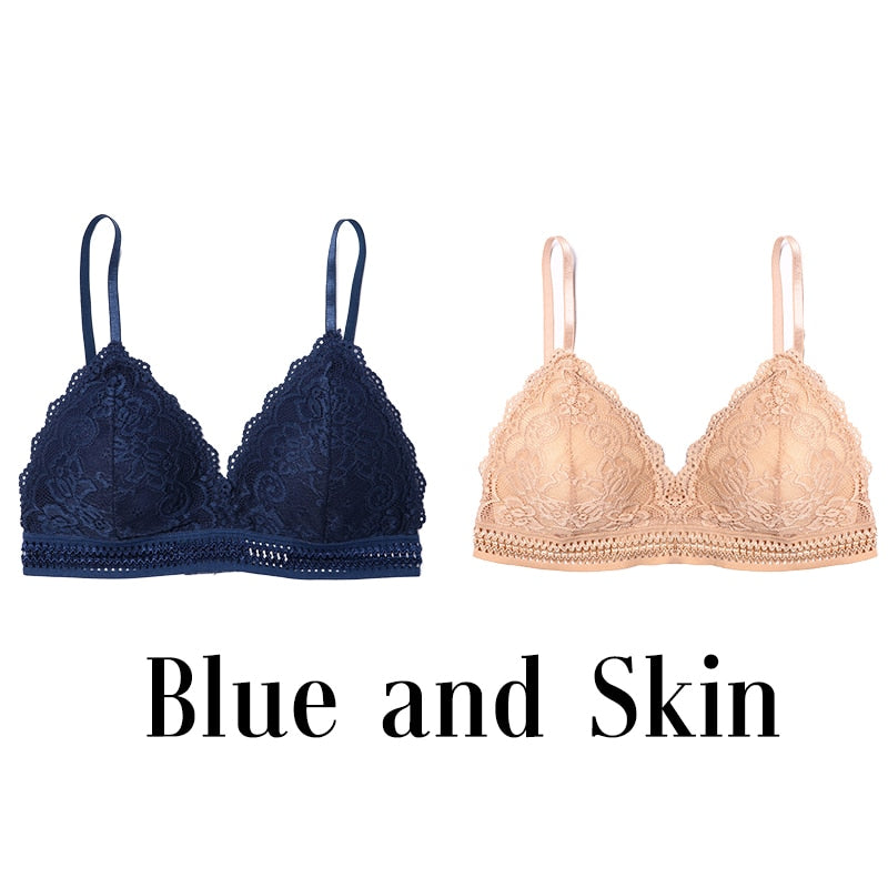 1/2PCS French Style Bralette