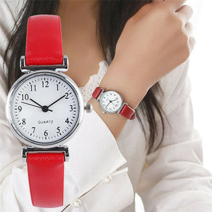 Classic  Leather Women's  Casual Quartz Watches