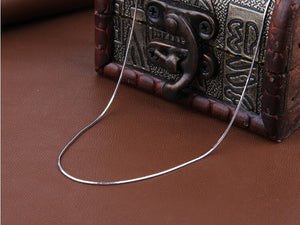 High quality fashion hot sell  sterling silver snake chain