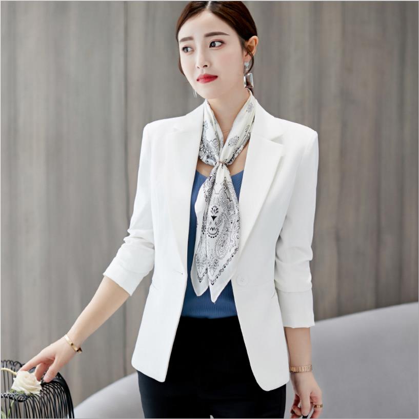 2020 Office Lady Work Suit Black Women Blazer