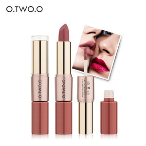 O.TWO.O 12 Colors Lips Makeup Long Lasting Waterproof Lipstick