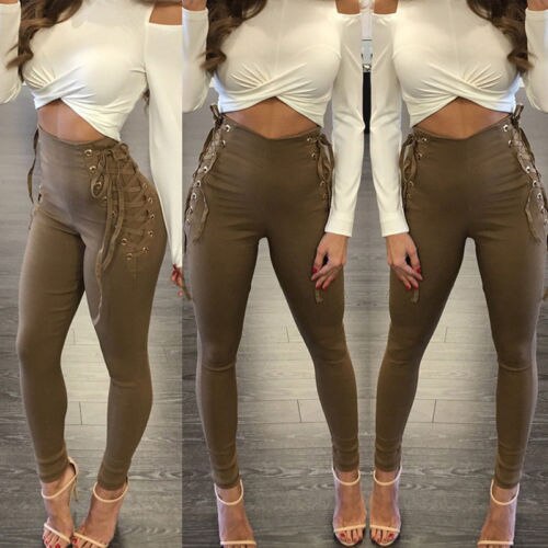 Womens Leggings Long Skin Slim Pants trousers