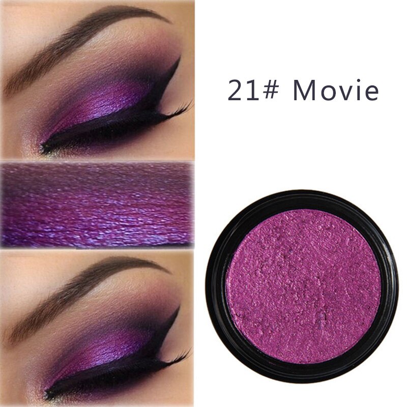 PHOERA Metal Eyeshadow Makeup Palette Red Black Color Glitter Eye Shadow Natural Eyes Make Up maquillage TSLM2