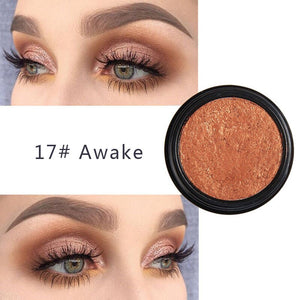 PHOERA Metal Eyeshadow Makeup Palette Red Black Color Glitter Eye Shadow Natural Eyes Make Up maquillage TSLM2