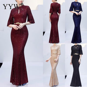 Elegant Bodycon long Party Dress Prom Gown