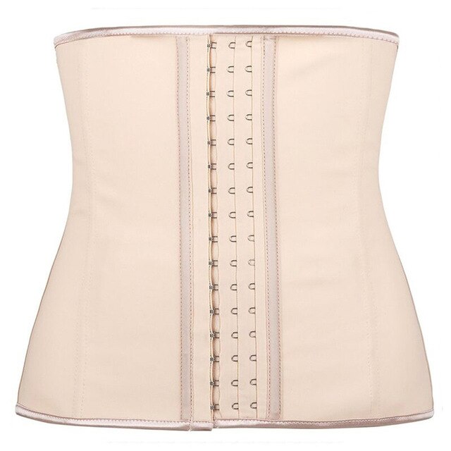 Latex Waist Trainer Corset 9 Steel Bone Shapewear