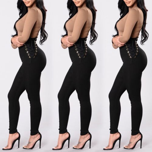 Womens Leggings Long Skin Slim Pants trousers