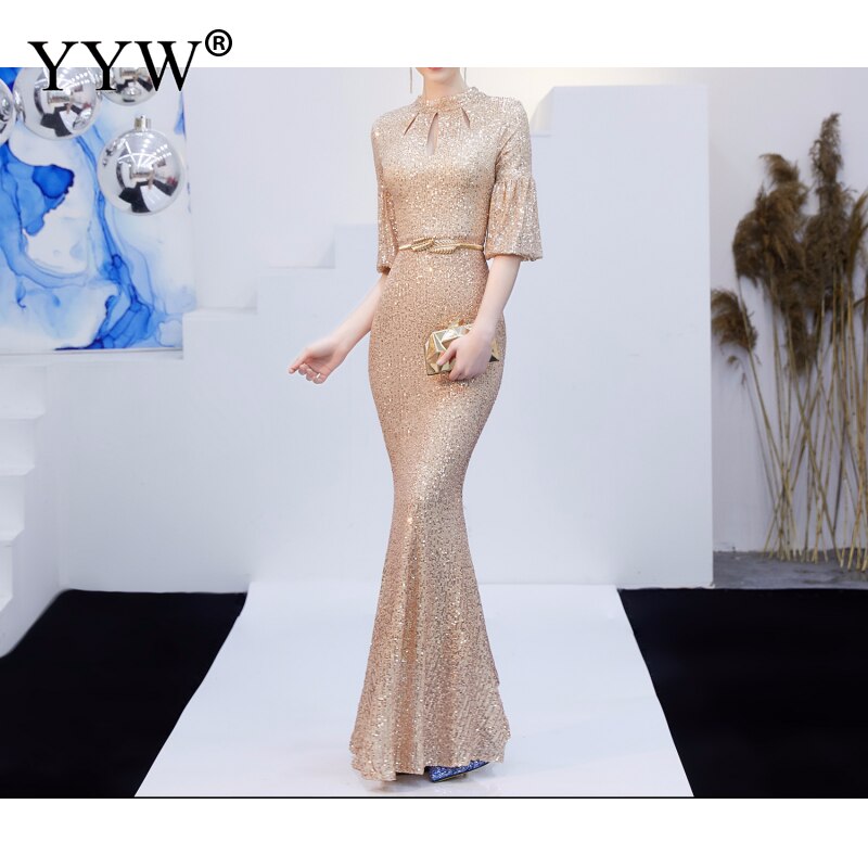 Elegant Bodycon long Party Dress Prom Gown