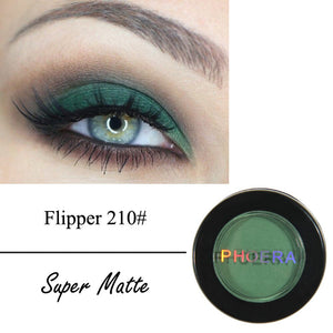 PHOERA Matte Eye Shadow Glitter Eyeshadow Powder 12 Colors Pigment Long Lasting Available Makeup Water-Resistant  TSLM1