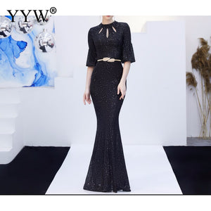 Elegant Bodycon long Party Dress Prom Gown