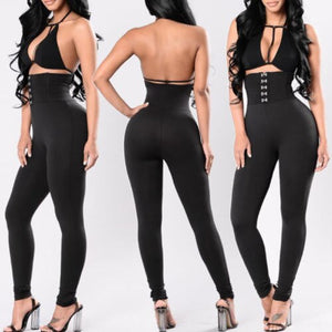 Womens High waist Leggings  pencil Pants Trousers