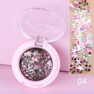 Mode eyeshadow palette 9 Kleuren Matte Oogschaduw palette Glitter oogschaduw Make-Up Naakt Make set Korea Cosmetica