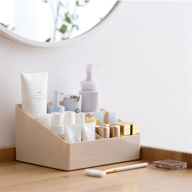 Make Up Brush Storage Box Cosmetic Organizer Skin Care Jewelry Box Container for Home Office Storage