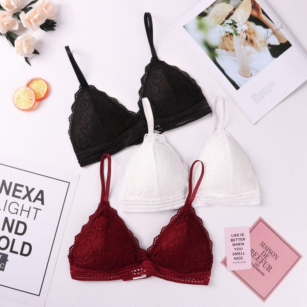 1/2PCS French Style Bralette