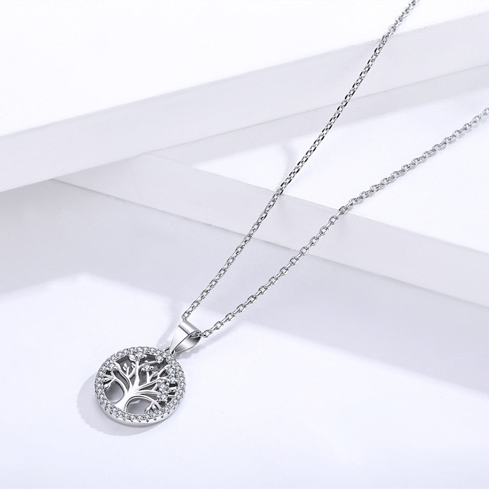 Authentic 925 Sterling Silver DIY Life Tree Necklace