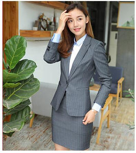 Women Pant Suits Ladies 2 Pieces Sets Office Uniform Designs New Styles