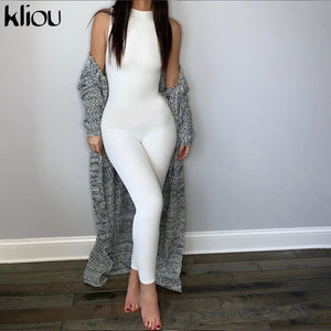 2020 new jumpsuit women elastic casual fitness