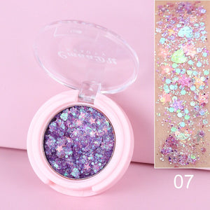 Mode eyeshadow palette 9 Kleuren Matte Oogschaduw palette Glitter oogschaduw Make-Up Naakt Make set Korea Cosmetica