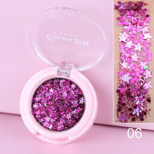 Mode eyeshadow palette 9 Kleuren Matte Oogschaduw palette Glitter oogschaduw Make-Up Naakt Make set Korea Cosmetica