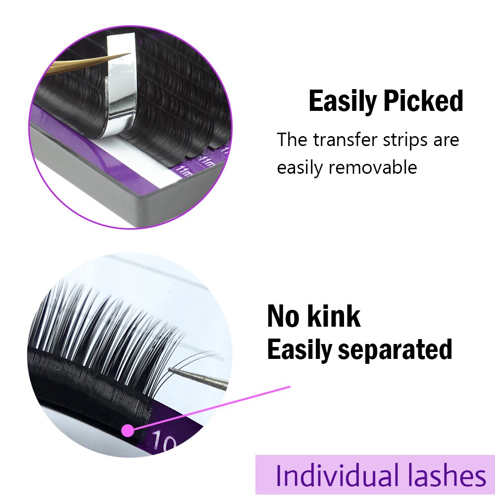 NAGARAKU 16Rows Faux lash individual eyelash extension lashes maquiagem cilios  for professionals soft natural eyelash extension